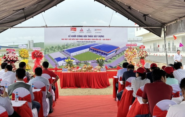 GROUNDBREAKING CEREMONY OF PROJECT: CHOLIMEX FOOD BEN LUC FOOD PROCESSING FACTORY - PHASE 2